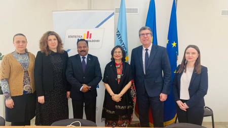 Conducerea Biroului Național de Statistică a avut o întrevedere cu noua ambasadoare a Indiei în Republica Moldova, cu sediul la București