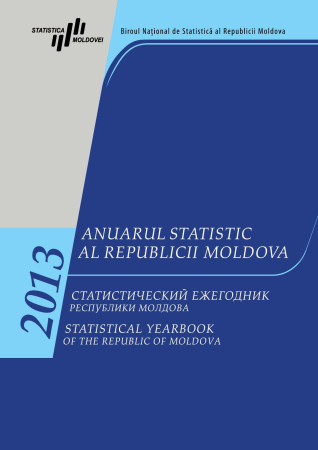 "Статистический ежегодник Республики Молдова", выпуск 2013 г., размещен на веб-странице