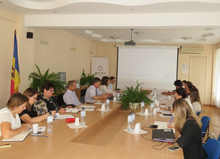 Şedinţa Comitetului de coordonare a proiectului comun ONU „Consolidarea Sistemului Statistic Naţional” convocată la BNS